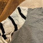 Lea & Viola  Lounge Size Small Long Sleeve‎ Top Eyelet Puff Sleeve Photo 1