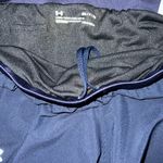 Under Armour Women’s  Navy Blue Lined Running Shorts Sz small Photo 2
