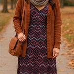 Handbook Petite Maxi Dress P Geometric Print Sleeveless Deep V Back Boho Chic Photo 0