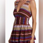 Ramy Brook Laura Zig Zag Tiered Minidress Photo 3