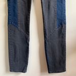 Madewell Black and Blue Paneled Block Jeans Photo 2