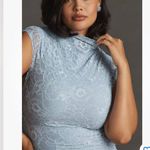 Anthropologie  The Maya Ruched Cowl-Neck Dress: Lace Edition Size M. B27 Photo 4