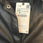 ZARA NWT  Vegan Leather Buttondown Size XS Photo 1
