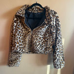 Kendall + Kylie  Leopard Crop Jacket Photo 0