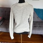 Quince Cream Crew Neck Sweater wool nylon and alpaca blend size Small Photo 2