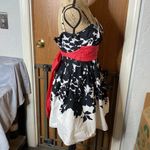 B Darlin  Black White Dress w Pink Size 3/4 Photo 3