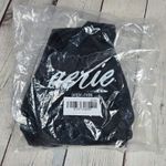 Aerie  Black Triangle Bikini Swim Top L G Tie Back Adjustable Straps Photo 6