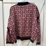 Nouveaux Womens Sweater 3XL Anthro 1/4 Zip Knit Geo Bright Pink Size undefined Photo 6