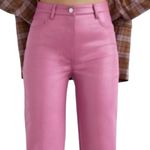 Like New Aritzia Wilfred Melina Faux Leather Pants Rhodon Pink Size 14 Rtl. $148 Photo 1