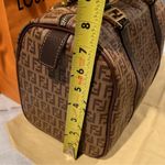 Fendi Brown Monogram Boston Bag Photo 14