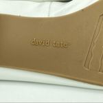 David Tate leather slip on new shoes ballerina flats elastic 2 tone white taupe Brown Size 11 Photo 5