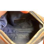 Christian Dior  Homme Monogram Flight Pouch Navy Denim Orange Trim Made in Spain Photo 5