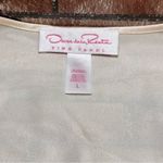 Oscar de la Renta  Pink Label Robe Shimmery gold size L Photo 4