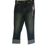 Frye NWT High-Rise Crop Jeans Cuffed Hem Blue Amari Wash Size 4 / 27 NEW Photo 1