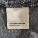 Old Navy  Chambray Denim Blue Tiered Skirt Size Small Chambray Skirt Photo 6