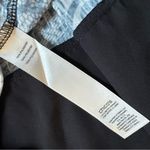 Chico's  Top Womens Small Paisley Split Neck Satin Contrast Short Sleeve Photo 4