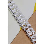 Boutique NEW Solid Curb Cuban Link Bracelet 925 Sterling Silver Statement Jewelry ‎ 8" Photo 11