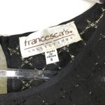 3/$30 Francesca's | Black Lace Mini Dress Tan Lining S Photo 2