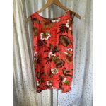 Palmwave Hawaii Hawaiian Tribal Tropical Swim Cover Up Drawstring Waist Dress S Orange Photo 2