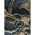 Balenciaga  Black & Gold Lace Sleeveless Mini Dress US6, FR38 Photo 9