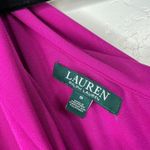 Ralph Lauren Lauren One Shoulder Charming Jewel Brooch Sleek Matte Jersey Gown Photo 2