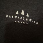 Wayward & Wild “Pacific Northwest” Graphic Hoodie – Charcoal Gray, Size Medium Gray Photo 1