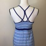 Dakini blue patterned sporty scrappy summer dress Photo 4