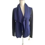Alala  Navy Blue Black Drape Jacket Size Medium NEW NWT Photo 4