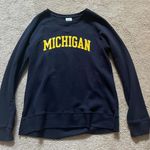 Michigan Wolverines Crewneck Blue Size M Photo 0