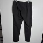 Eileen Fisher Slim Leg Ankle Pants Stretch Knit Casual Dark Gray Large Pull On Photo 1