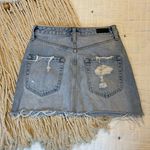 Abercrombie & Fitch  Zoe Natural Rise Vintage A-Line Skirt Denim Mini Y2K Size 0 Photo 2