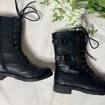 Rue 21 Leather Combat Boots Photo 5