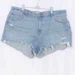 Abercrombie & Fitch The Mom High Rise Curve Love Jean Shorts Size 35 Photo 2