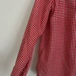 Vintage Jori California Red Gingham Western Button Up Shirt 70s Retro Blouse Photo 3