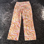 None Groovy vintage style 1970’s orange jeans Photo 1