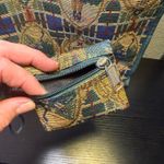 VTG 90s Tapestry Golf Tournament Tote Bag & Coin Purse Pouch Plaid Large Purse Green Photo 8