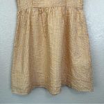 Urban Outfitters  Yellow White Gingham Puff Sleeves Mini Dress, Size SP Photo 8