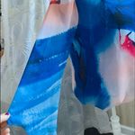 Dressy long sleeve blouse 🌺 Blue Size L Photo 3