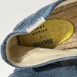 Soludos Mary Matson × Denim Embroidered Flamingo Duck Espadrilles Size 8 Photo 4