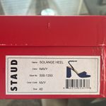 STAUD Solange NAVY High Block Heel Sandals, Size EU 40 NEW +Dust Bag SOLD OUT! Photo 12