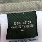 Eddie Bauer  Women's Green Khaki Pleated Knee Length A-Line Flared Skirt Size 4 Photo 4