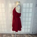 Urban Outfitters Out from under burgundy slip wrap dress size large Photo 5