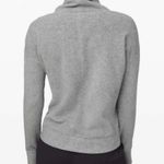 Lululemon Go Forward Pullover Fleece Heathered Core Light Gray Sweater Size 6 Photo 1