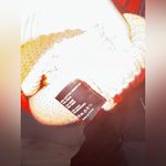 Red and Pink Striped Women's Sweater Size M Photo 2