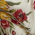 Vintage 80s Nostalgia Chiffon Maxi Dress Whimsy Floral Feminine Size Medium Pink Photo 2