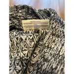 Long Sleeve Open Cardigan Gray Black Womens Size Small Photo 4