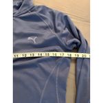Puma  Women 1/4 Zip Golf Pullover Mock Neck Long Sleeve Size S Periwinkle Photo 4