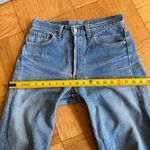 Levi's Vintage 90's 501s, Medium Wash, Cropped w/ Frayed Hem 29x27.25 Photo 7