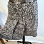 Rag and Bone Kendal Wool Cashmere Blend Pleated Skirt Leather Waist Trim Size 0🧡 Photo 3