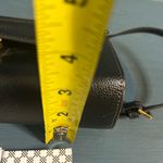 Furla Dark Black Pebble Leather Shoulder Bag | Crossbody Wallet Purse Authentic Photo 10